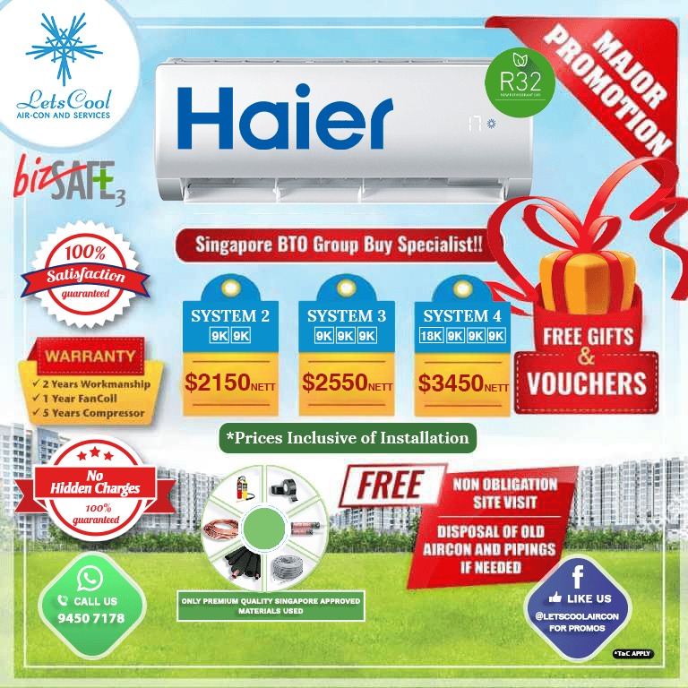 Haier aircon promotion