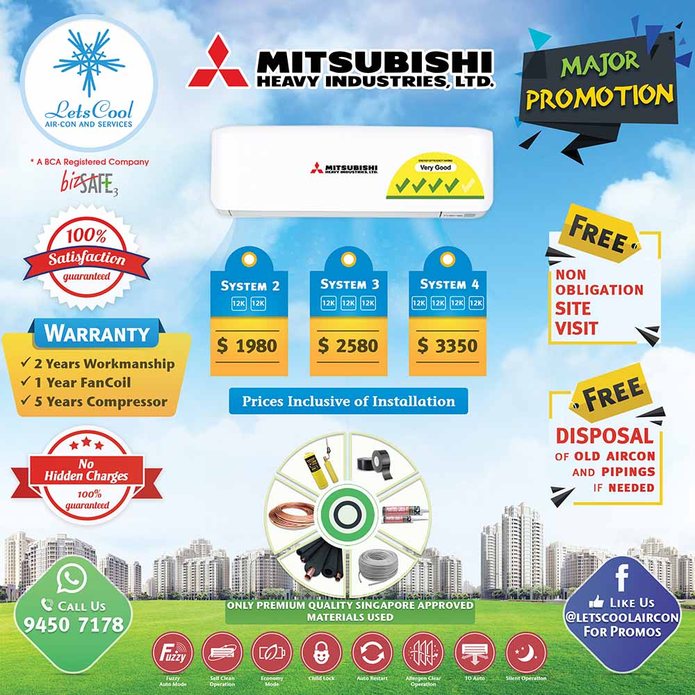 Mitsubishi Heavy Aircon Rebate