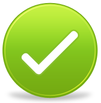 green tick