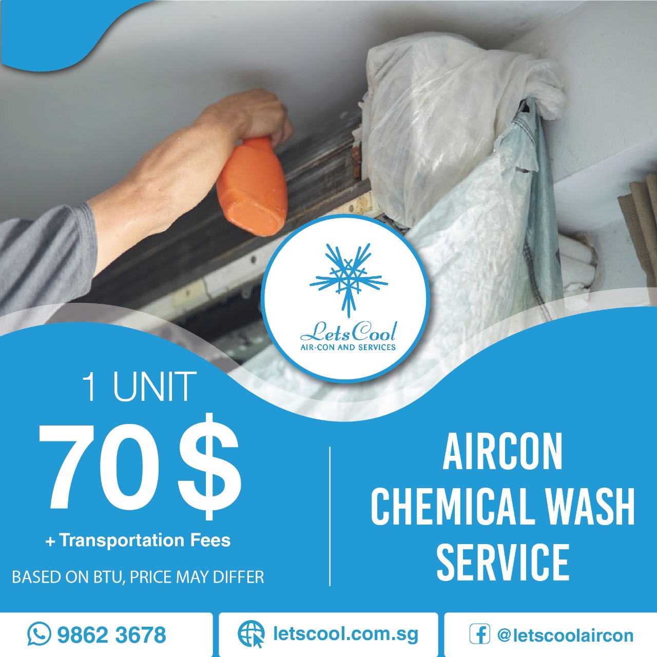 chemical wash aircon cost