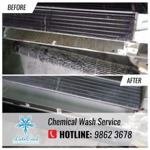 aircon chemical wash service
