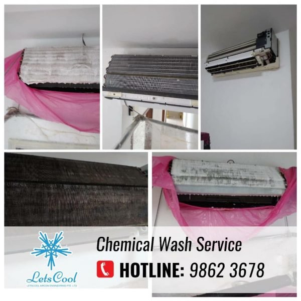 Best Aircon chemical Wash Service Singapore 60 Day Warranty
