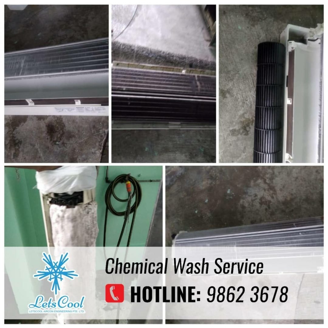 Best Aircon chemical Wash Service Singapore 60 Day Warranty