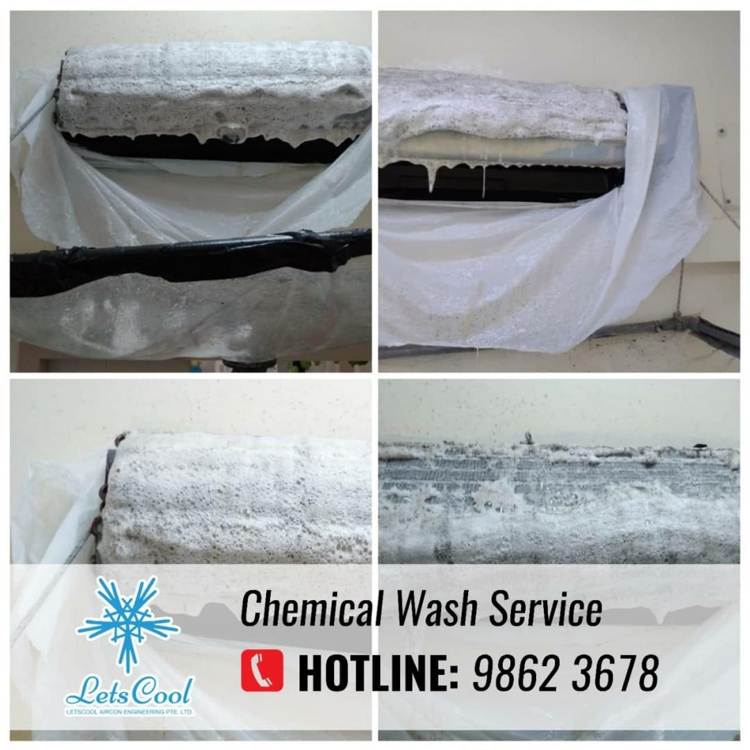 Best Aircon chemical Wash Service Singapore 60 Day Warranty