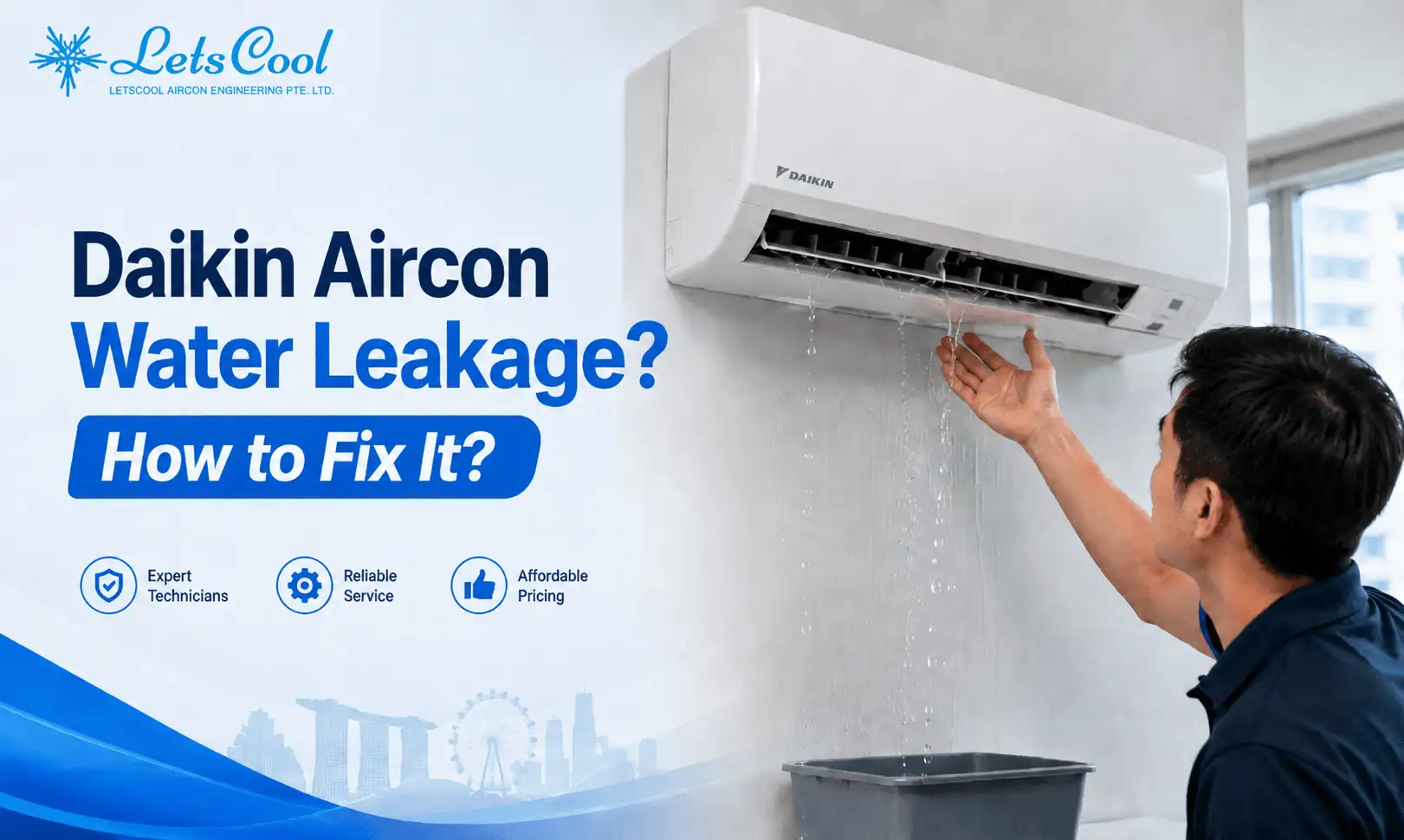 aircon water leakage