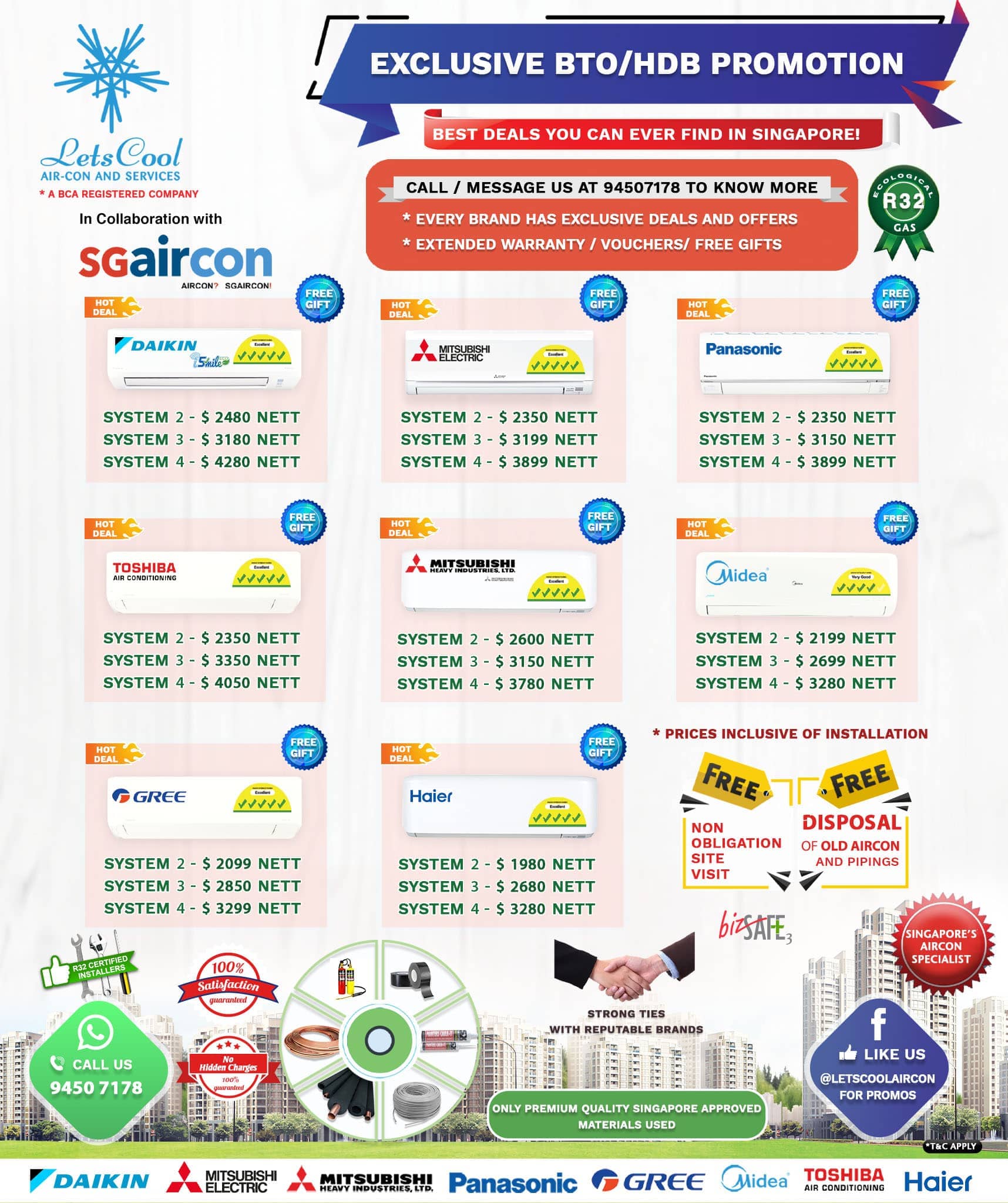 aircon promotion price