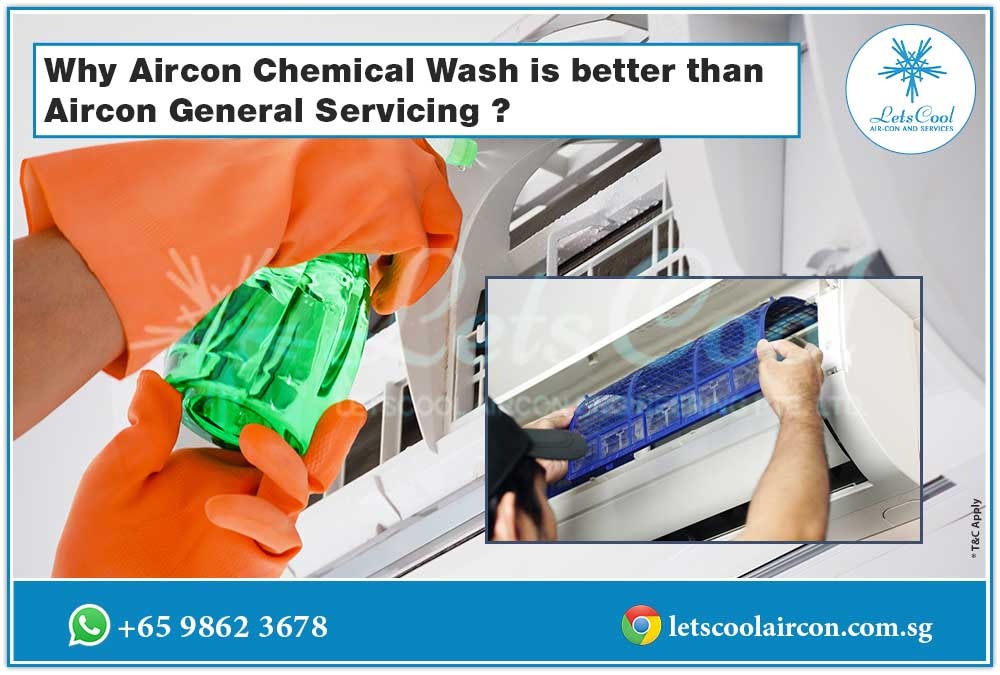 Why Airconditioner Chemical Wash is better than Aircon General Servicing