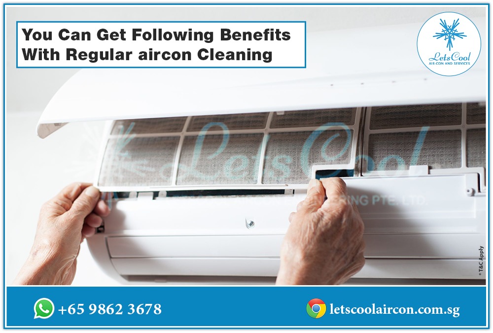 You can get following benefits with regular aircon cleaning