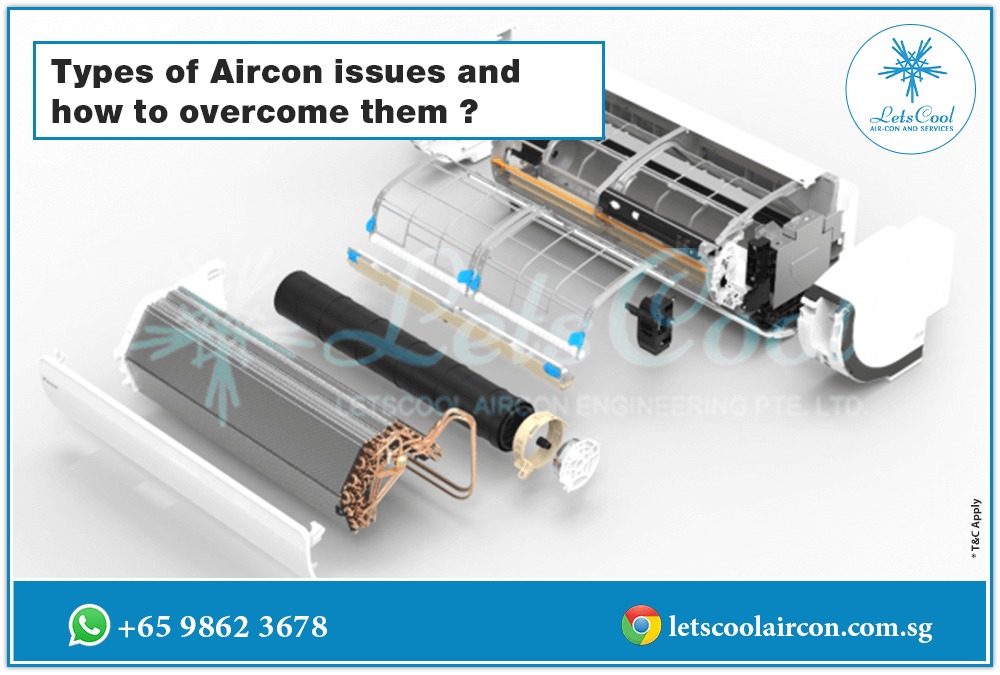 types of aircon issues and how to overcome them