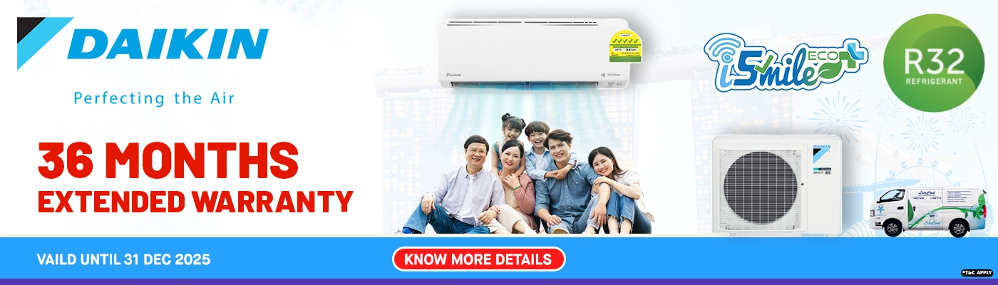 daikin 60 months warranty offers