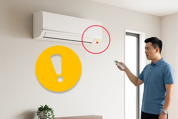 Aircon light blinking Aircon light blinking