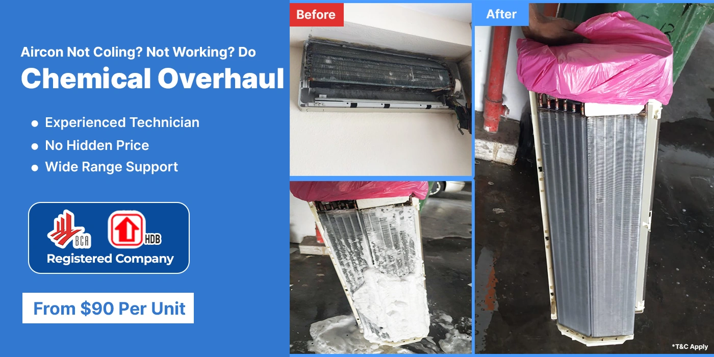 aircon chemical overhaul service  aircon chemical overhaul service