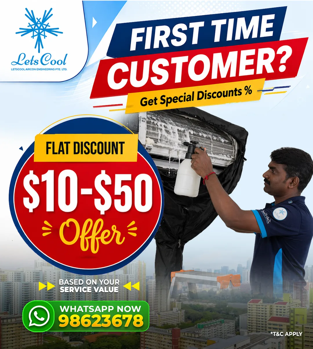 First time customer offer on aircon service