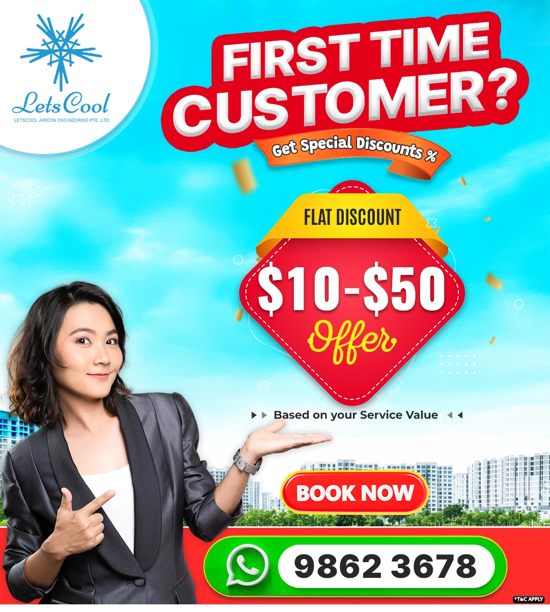 First time customer offer