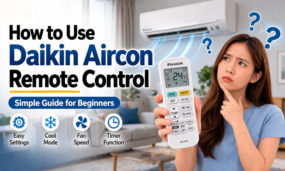 How to Use Daikin Aircon Remote Control – Full Guide