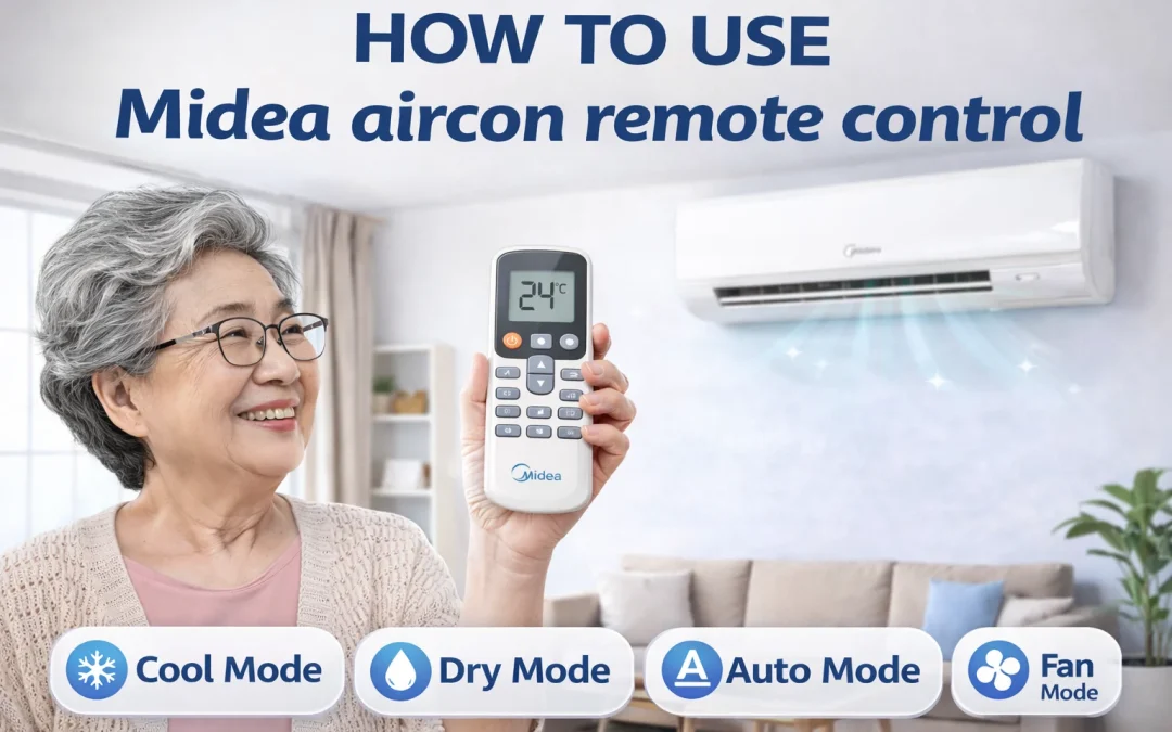 How to use midea aircon remote