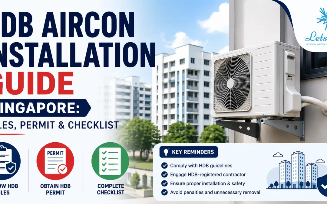 HDB Aircon Installation Guide Singapore: Rules, Permit & Checklist