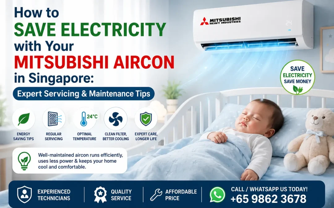 How to Save Electricity with Your Mitsubishi Aircon in Singapore: Expert Servicing & Maintenance Tips