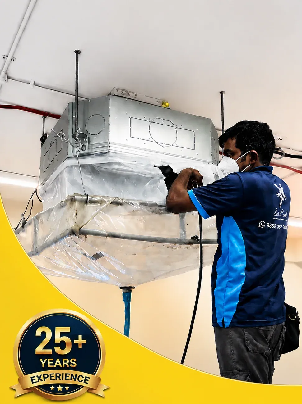 ceiling cassette Aircon clean service