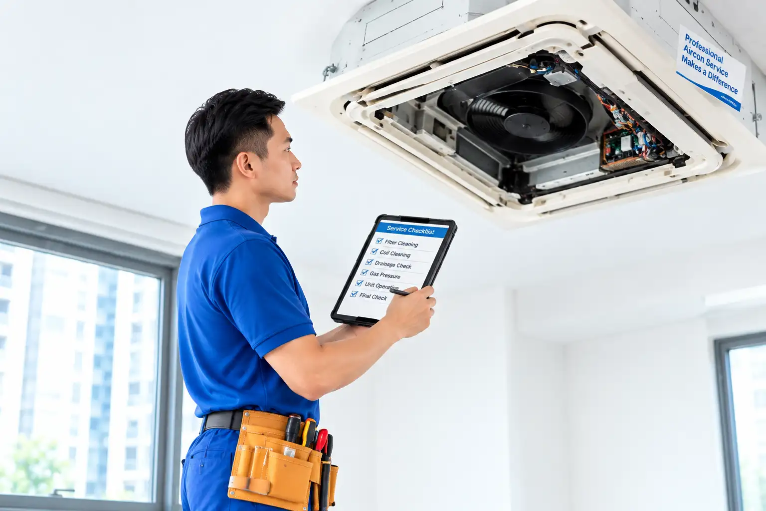 ceiling cassette yearly aircon maintenance ceiling cassette yearly aircon maintenance