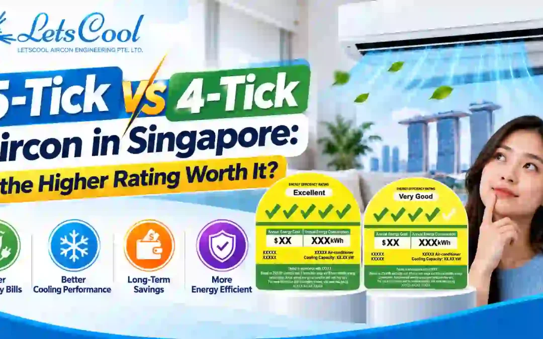 5-Tick vs 4-Tick Aircon in Singapore: Is the Higher Rating Worth It?